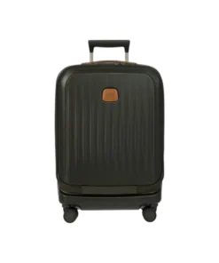 Bric’s Taormina Slim Expandable Βαλίτσα Καμπίνας 55x40x22cm Λαδί