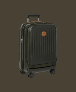 Bric’s Taormina Slim Expandable Βαλίτσα Καμπίνας 55x40x22cm Λαδί