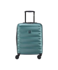 Delsey Meteor Βαλίτσα Καμπίνας Slim Expandable 55x40x20/22cm Πράσινη
