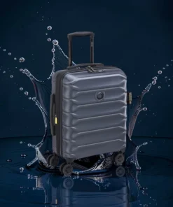 Delsey Meteor Βαλίτσα Καμπίνας Slim Expandable 55x40x20cm Μπλε