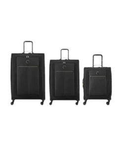 Delsey Dita M9 Σετ Βαλίτσες 3 Τεμαχίων 55x40x21cm 69x44.5x31cm 79x50.5x33cm Μαύρο
