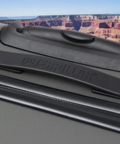 Caterpillar Rockford Σετ 2 Βαλίτσες Μεσαία Μεγάλη 67,5×26×45 cm 77,2×29×51 cm Ανθρακί