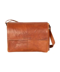 Spikes & Sparrow Ronn Δερμάτινος Χαρτοφύλακας Laptop 15,6″ Κονιάκ