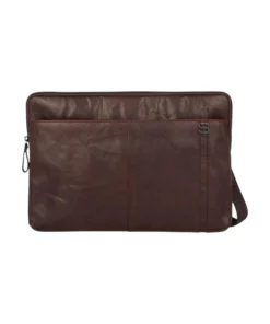 Spikes & Sparrow Seattle Δερμάτινος Χαρτοφύλακας Laptop 15,6″ Σκούρο Καφέ