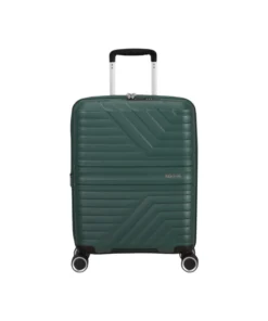 American Tourister Flytwist Επεκτεινόμενη Βαλίτσα Καμπίνας 55×40×20cm Afterdark Pine Πράσινη
