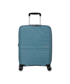 American Tourister Flytwist Επεκτεινόμενη Βαλίτσα Καμπίνας 55×40×20cm Storm Blue Μπλε