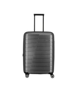 Travelite Air Base M Βαλίτσα Μεσαία Επεκτεινόμενη 67 × 45 × 27/31 cm Ανθρακί